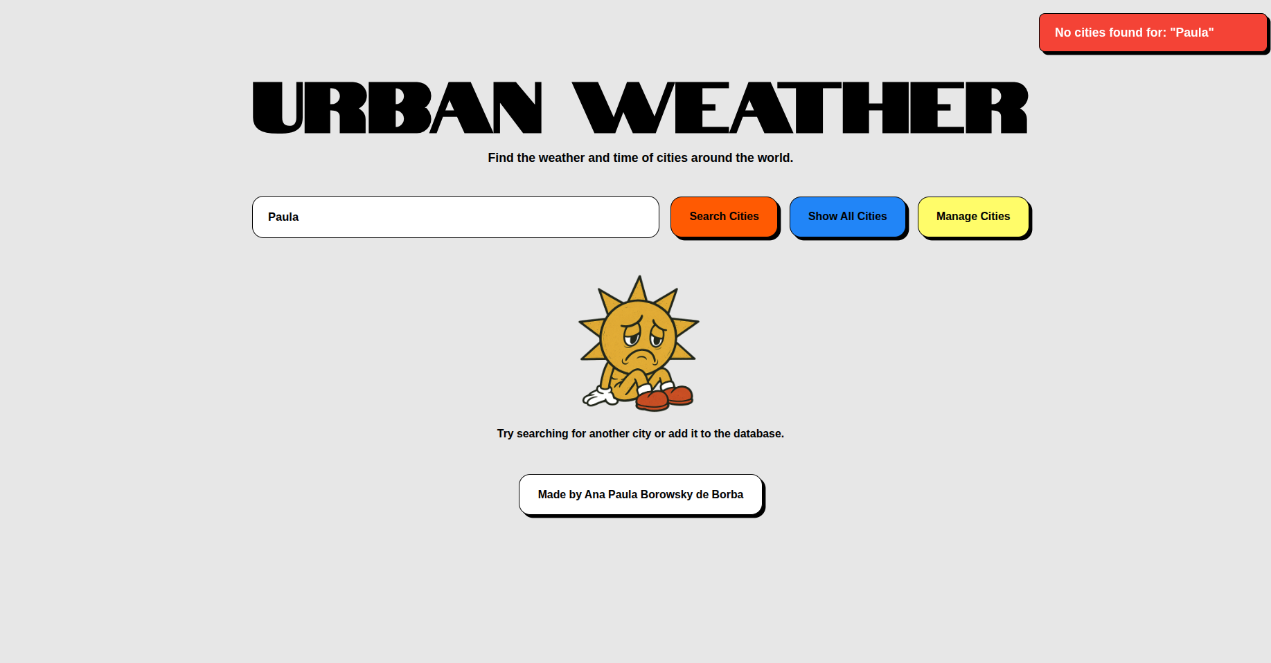[Imagem 2 do projeto Urban Weather]